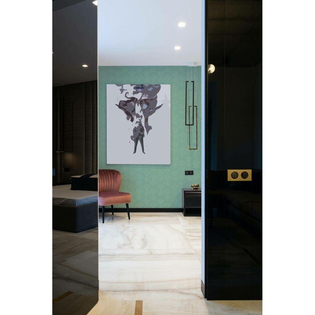 Sage Floral Powder Room (itseliimautuva) - Kotikauppa