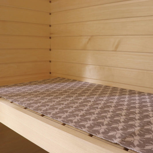Sauna bench seating pad 50 x 145cm - Hiiumaa fly pattern - Kotikauppa