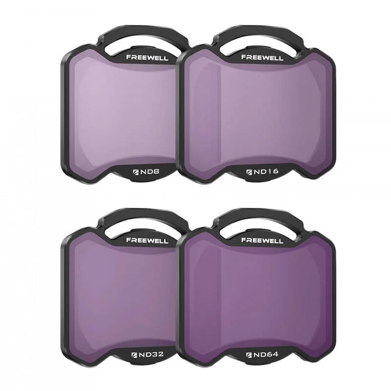 Set of 4 filters ND8,16,32,64 Freewell for DJI Avata 2 - Kotikauppa