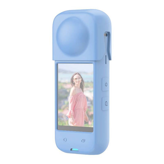 Silicone protective case PULUZ for Insta360 X4 (blue) - Kotikauppa