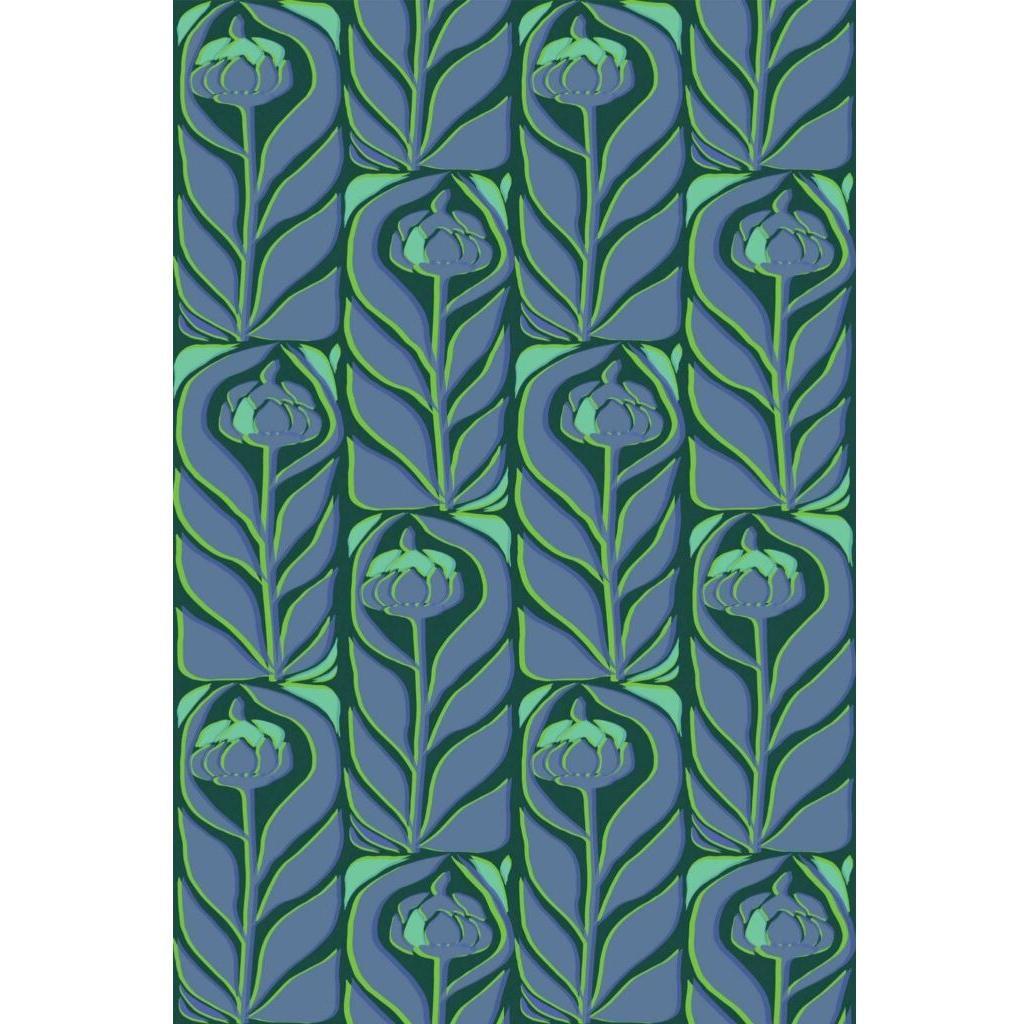 Silkscreen flower (itseliimautuva) - Kotikauppa