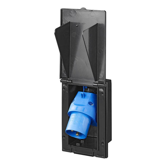 Sisäänrakennettu CEE-pistoke suorakulmainen musta | 373505BK | 8719946001997 | Kotikauppa | ProPlus