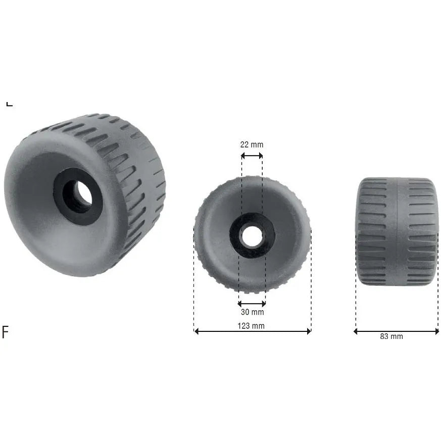 Sivurulla AL-KO termoelasti AL-KO sivurulla 123x83 reikä 22mm | 360752 | 4003718052961 | Kotikauppa |