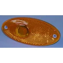 Sivuvalo keltainen upotettava 101,6x45mm 101.6x45, rv 85mm,heijastin | 0900367 | 4082300084887 | Kotikauppa |