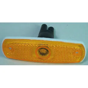 Sivuvalo keltainen upotettava 126x38mm | 0900350 | 4082300070255 | Kotikauppa |