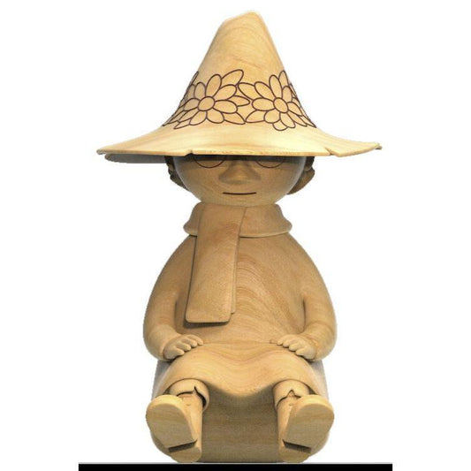 Puinen koristehahmo Nuuskamuikkunen