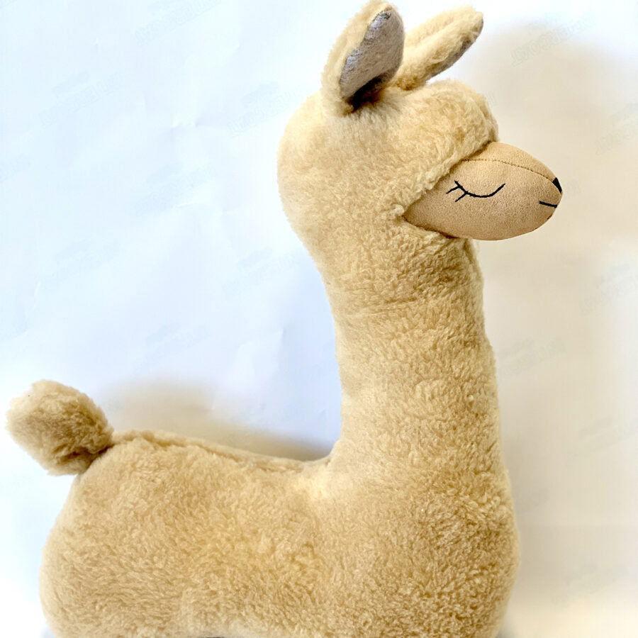 Soft Toy-Pillow Alpaca - Rusty Brown - Kotikauppa