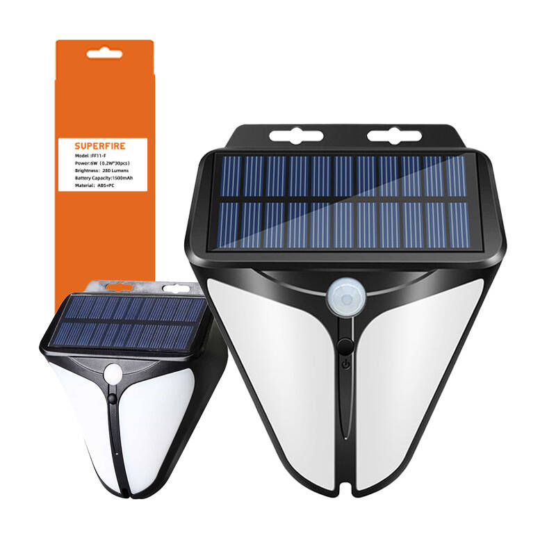 Solar lamp Superfire FF11-F, 6W, 280lm, 1500mAh - Kotikauppa