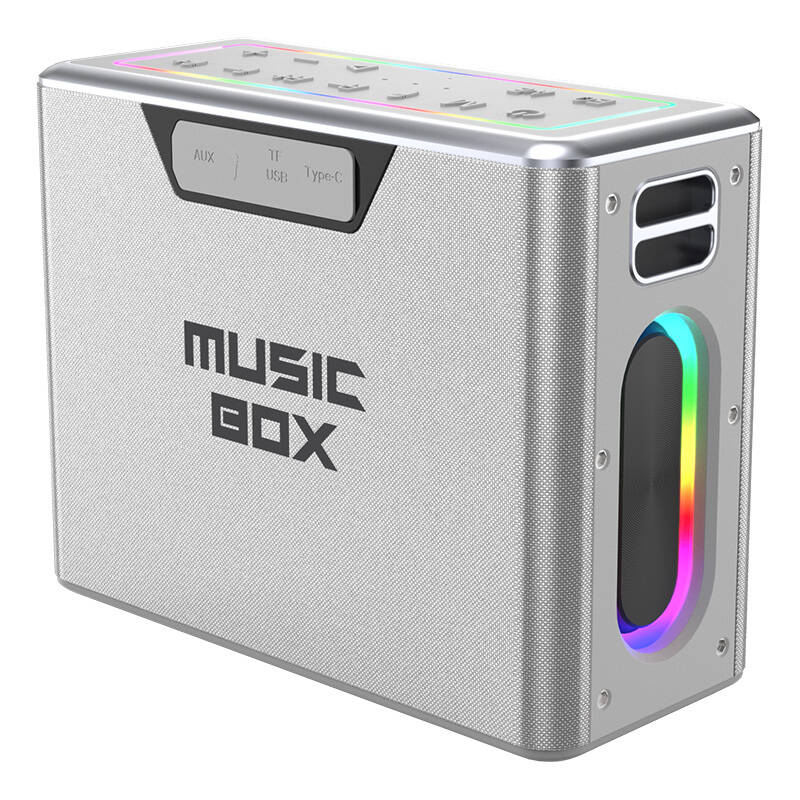Speaker HiFuture Music Box Bluetooth (silver) - Kotikauppa