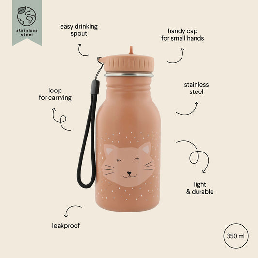 Stainless Steel Bottle 350 ml - Mrs Cat - Kotikauppa