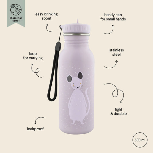 Stainless Steel Bottle 500 ml - Mrs Mouse - Kotikauppa