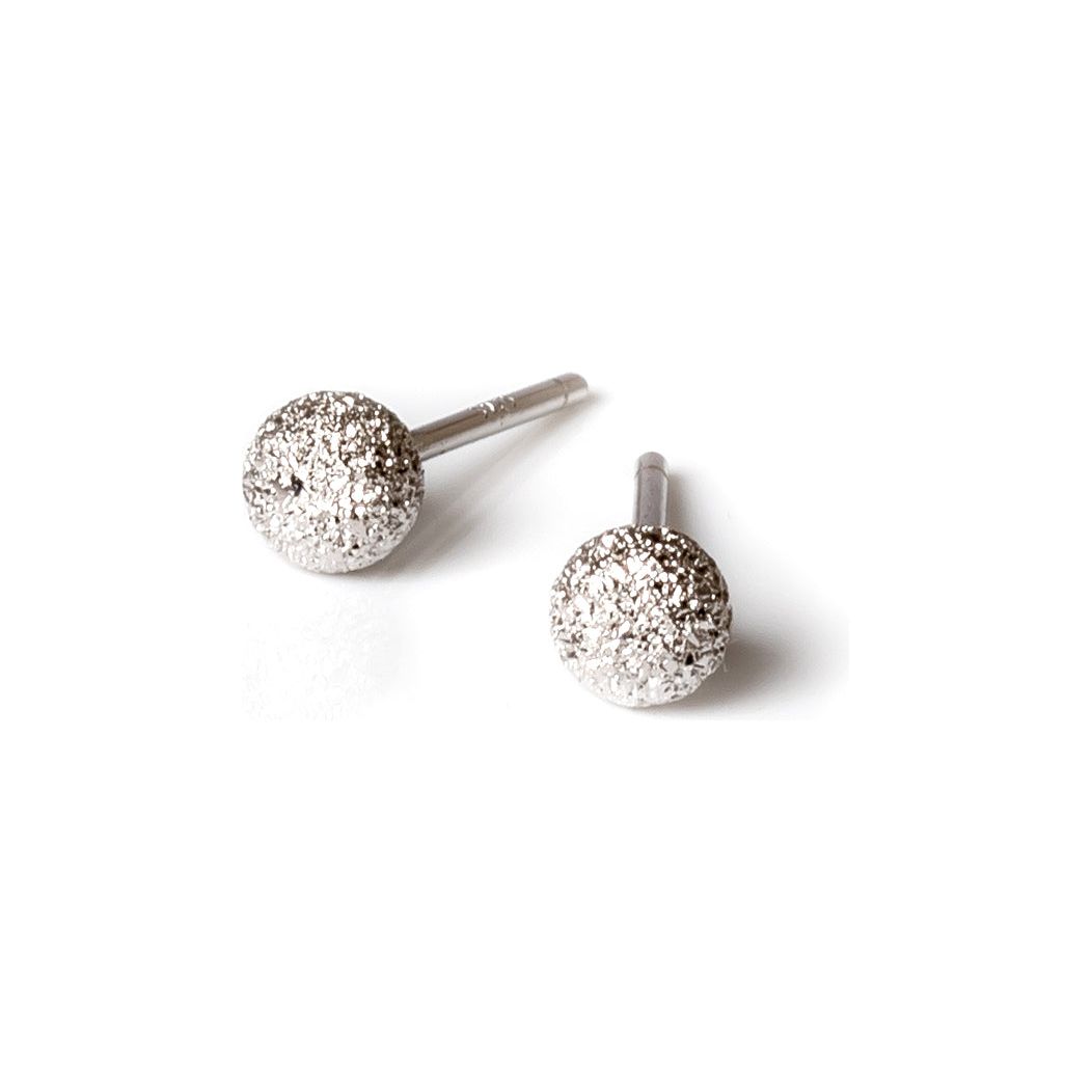 Sugarball Earrings - Rose Gold, Silver and Black