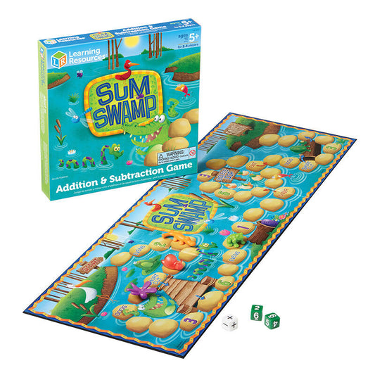 Sum Swamp Addition & Subtraction Game Learning Resources LER 5052 - Kotikauppa