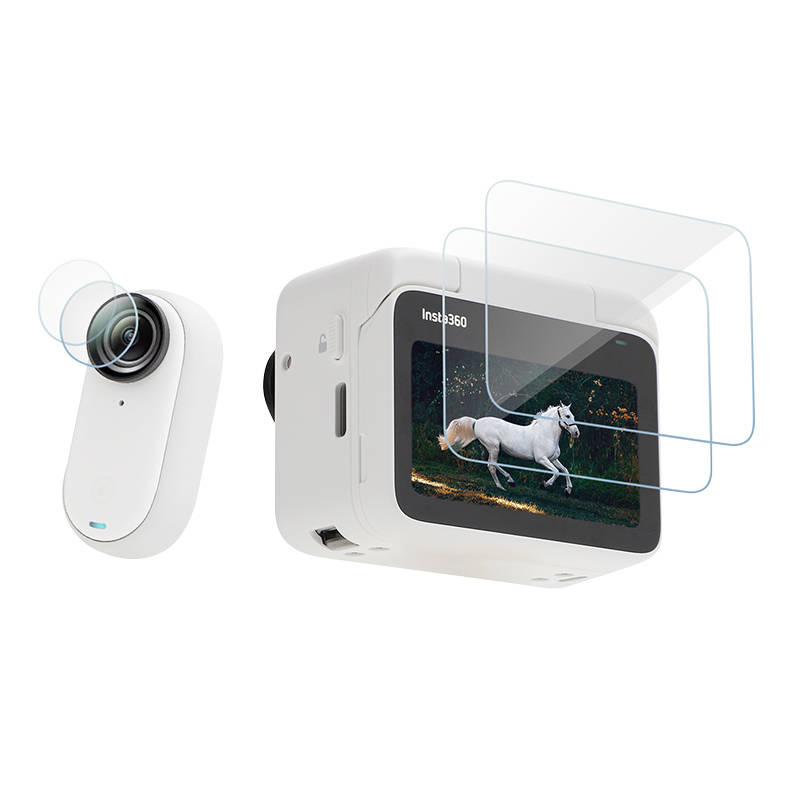 Sunnylife tempered glass for screen and lens for Insta360 GO 3/GO 3S - Kotikauppa