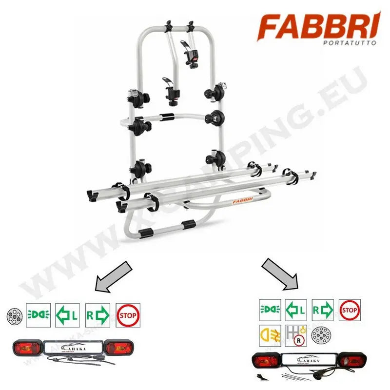 Takaluukku pyöräteline BICI OK 2 VAN, FABBRI - Kotikauppa