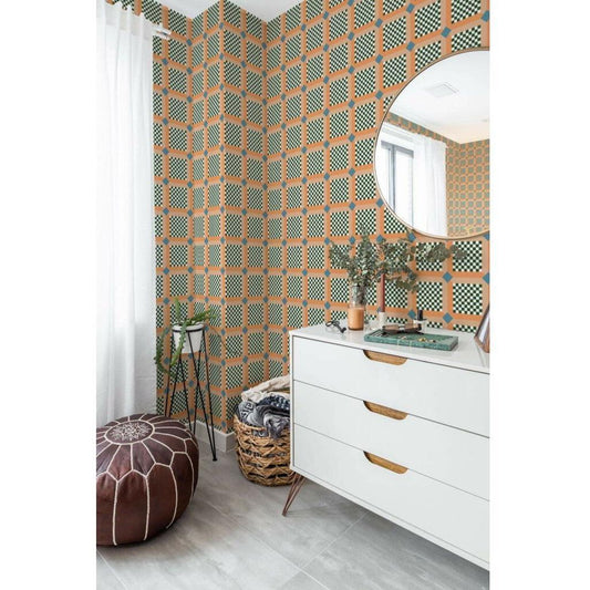 Tangerine Tessellation (itseliimautuva) - Kotikauppa