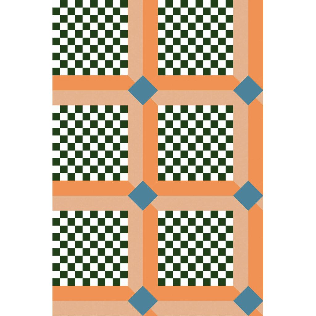 Tangerine Tessellation (itseliimautuva) - Kotikauppa