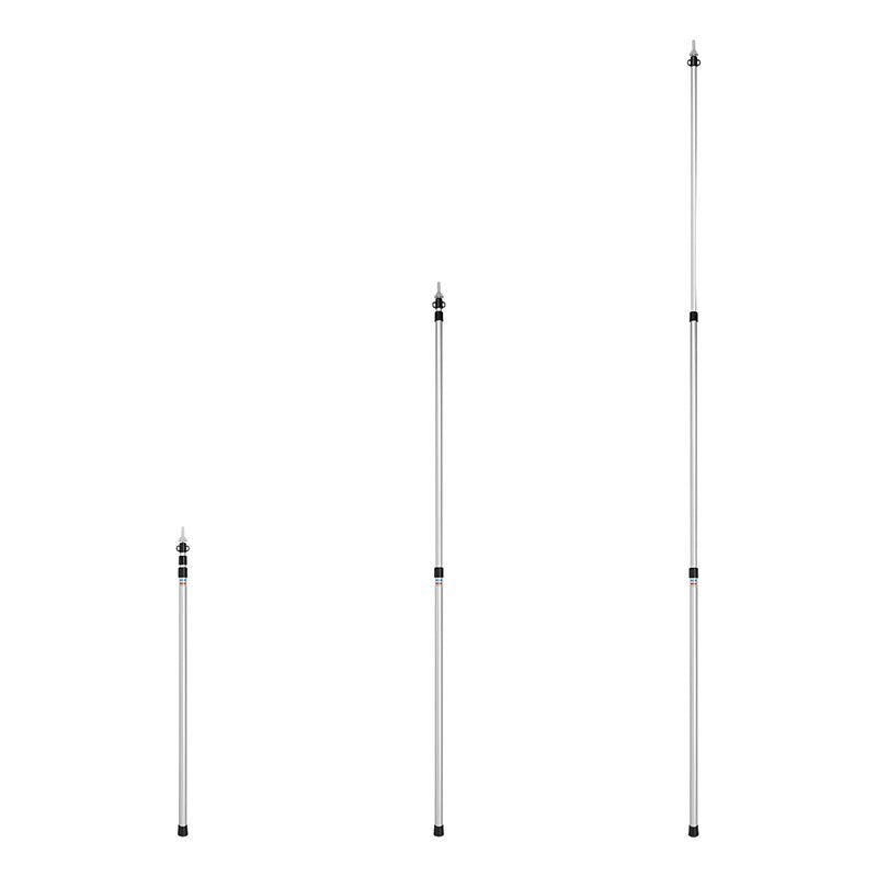 Telttatanko teleskooppi 3-osainen 106 - 280 cm - Kotikauppa