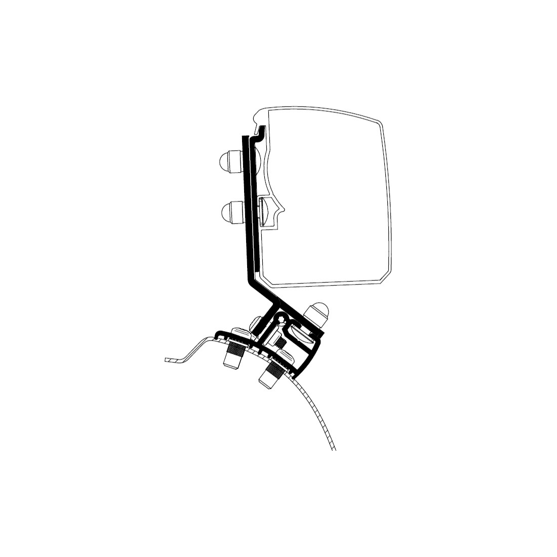Thule kiinnityssarja 3200 PSA Minivan Minivan Fixed Rail, vasemmalta ajettava | 301918 | 5415182056939 | Kotikauppa | Thule