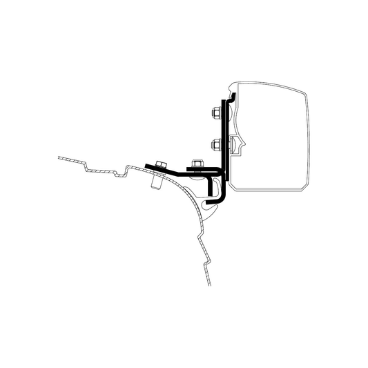 Thule kiinnityssarja 3200 VW T5/T6 Miniv Minivan Brandrup Rail, vasemmalta ajett | 301916 | 5415182056915 | Kotikauppa | Thule