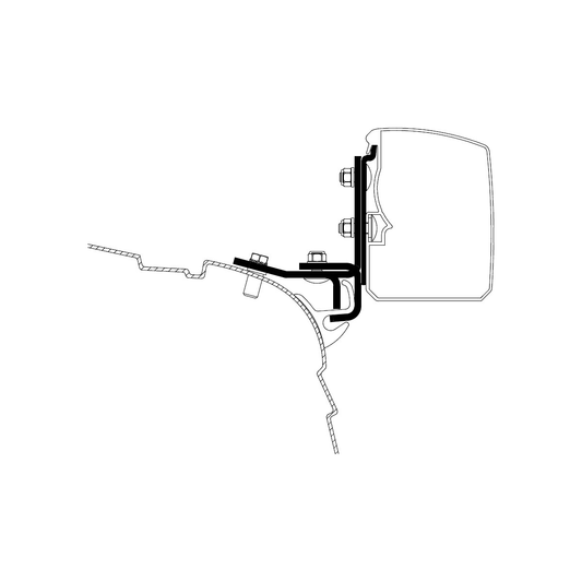 Thule kiinnityssarja 3200 VW T5/T6 Miniv Minivan Multi Rail, vasemmalta ajettava | 301914 | 5415182056892 | Kotikauppa | Thule