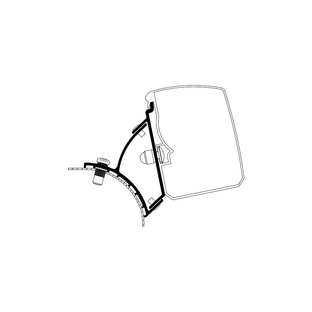 Thule kiinnityssarja 3200 VW T5/T6 Miniv Minivan fixed, vasemmalta ajettava | 301912 | 5415182056878 | Kotikauppa | Thule