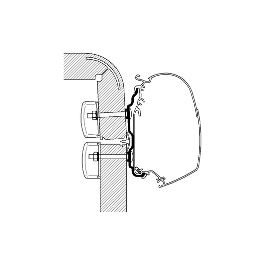 Thule kiinnityssarja 4,00 m, Hymer 2016- | 309988 | 5415182044516 | Kotikauppa | Thule