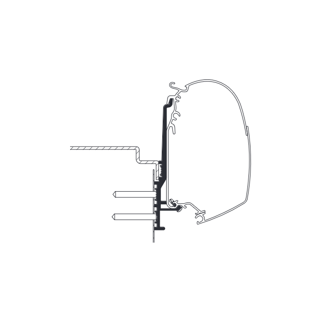 Thule kiinnityssarja Knaus Tourer CUV 3,00 m | 302934 | 5415182072700 | Kotikauppa | Thule