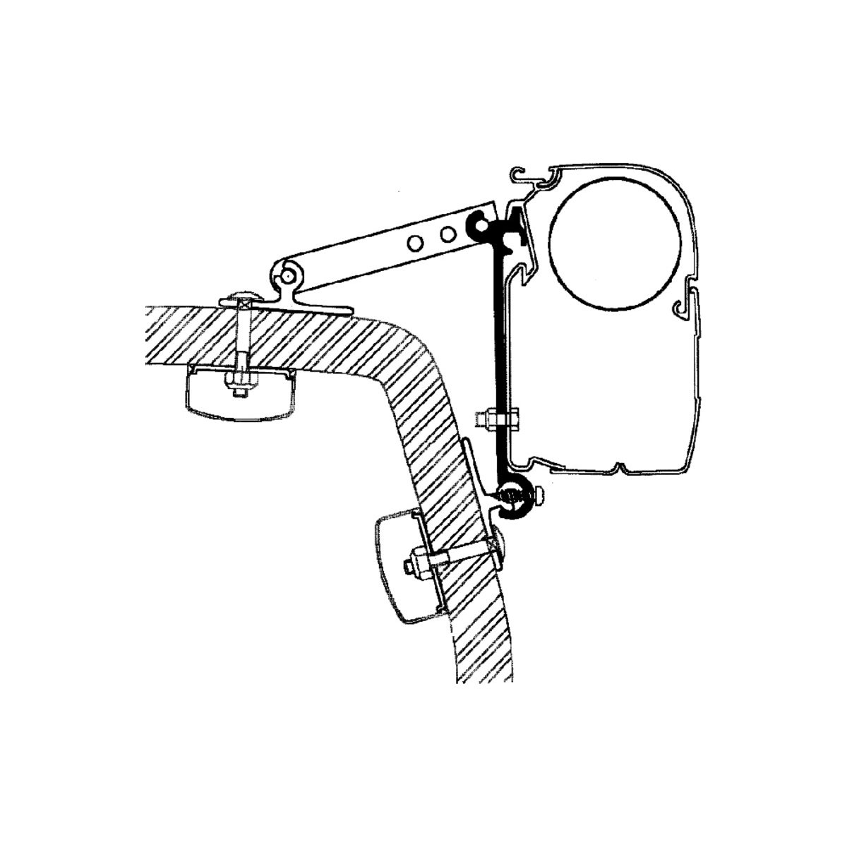 Thule kiinnityssarja Omni adapter | 307905 | 5415182004022 | Kotikauppa | Thule