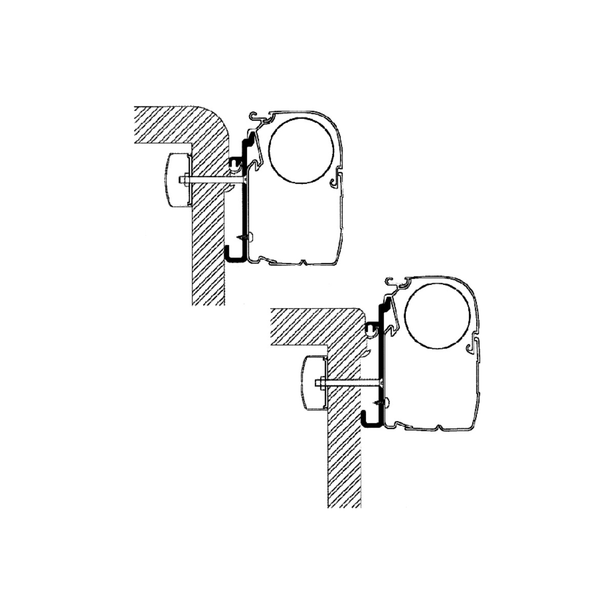 Thule kiinnityssarja Rapido Serie 7 & 8 | 307923 | 5415182004183 | Kotikauppa | Thule
