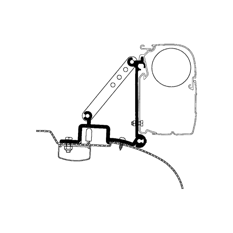 Thule kiinnityssarja S5 Ducato/Jumper/Boxer <2006 | 307913 | 5415182004107 | Kotikauppa | Thule
