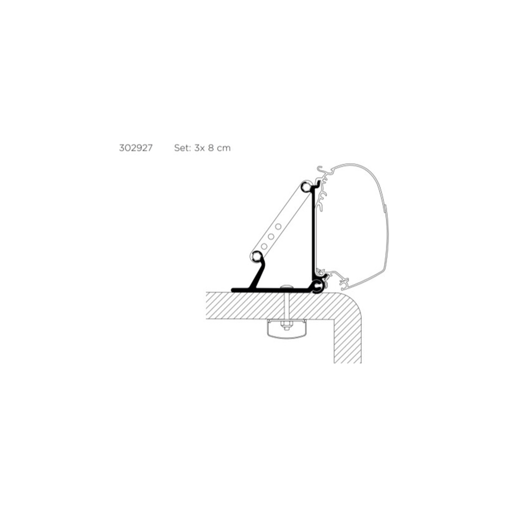 Thule kiinnityssarja Universal Adapter | 302927 | 5415182071055 | Kotikauppa | Thule
