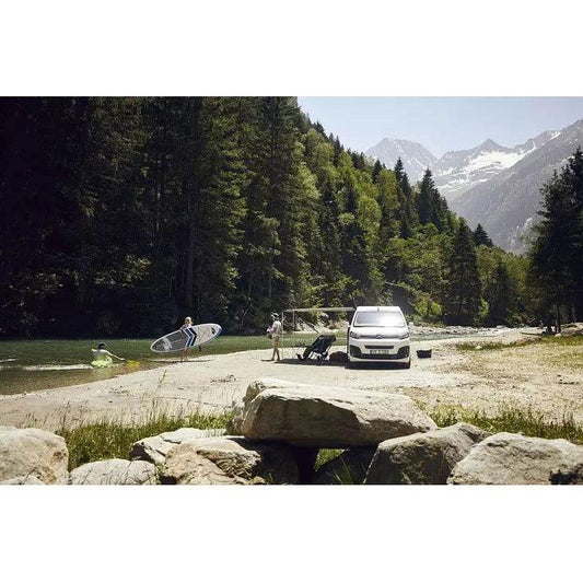 Thule markiisi 3200 2,70 x 2,50 m, Mystic grey/hopea - Kotikauppa