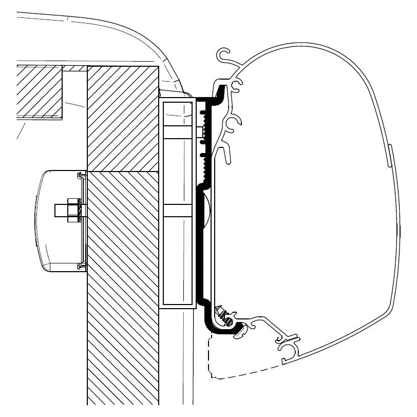 Thule kiinnityssarja Carado/Sunlight | 309983 | 5415182046329 | Kotikauppa | Thule