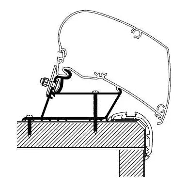 Thule kiinnityssarja Carthago Malibu, Fendt 2022- 5,00 m | 301418 | 5415182046381 | Kotikauppa | Thule