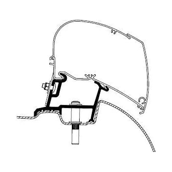 Thule kiinnityssarja Sprinter 2007-/Crafter 2007-2016 | 301685 | 5415182047876 | Kotikauppa | Thule