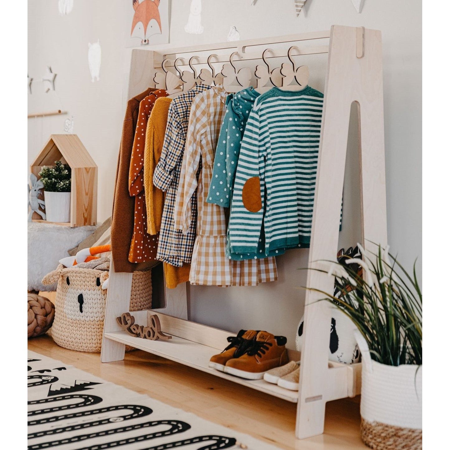 Toddlers Clothing Rack for Hangers - Kotikauppa