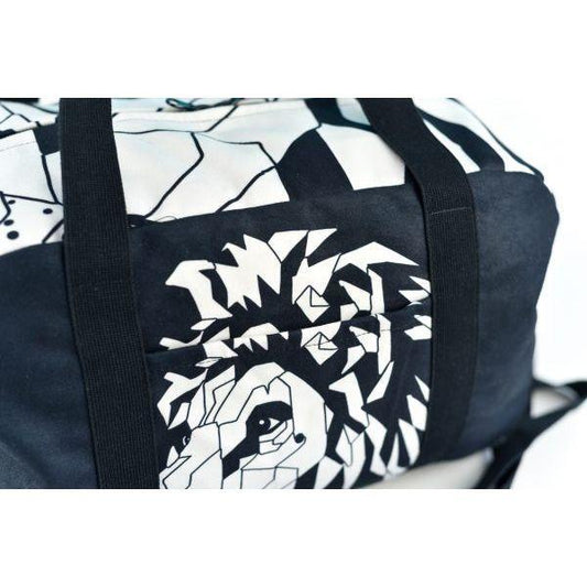 Travel Bag White Lion - Black - Kotikauppa
