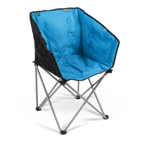 Kampa kokoontaitettava tuoli Tub Eco, sininen 6 kpl sarja | 9120002054 | 5056446107617 | Kotikauppa | Dometic
