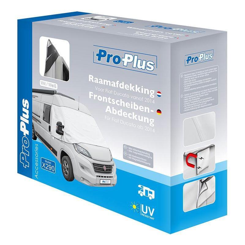 Tuulilasinsuoja valkoinen kansi varten Fiat Ducato X290 vuodelta 2014 - Kotikauppa