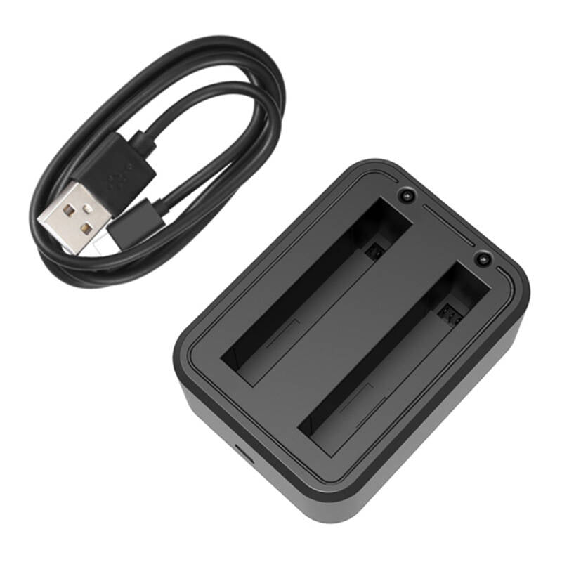 USB Dual Batteries Charger PULUZ For Insta360 X3 - Kotikauppa