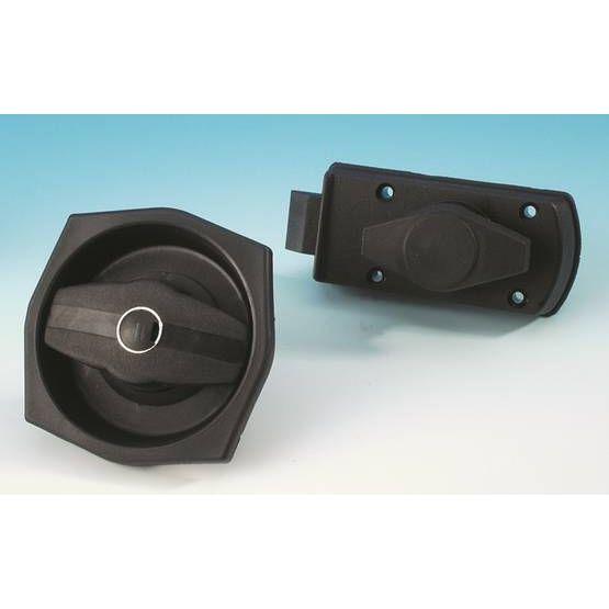 Ulko-oven lukko FF2, vasen ilman lukkopesää, pieni sisäkahva | 1400700 | 4056161052194 | Kotikauppa |