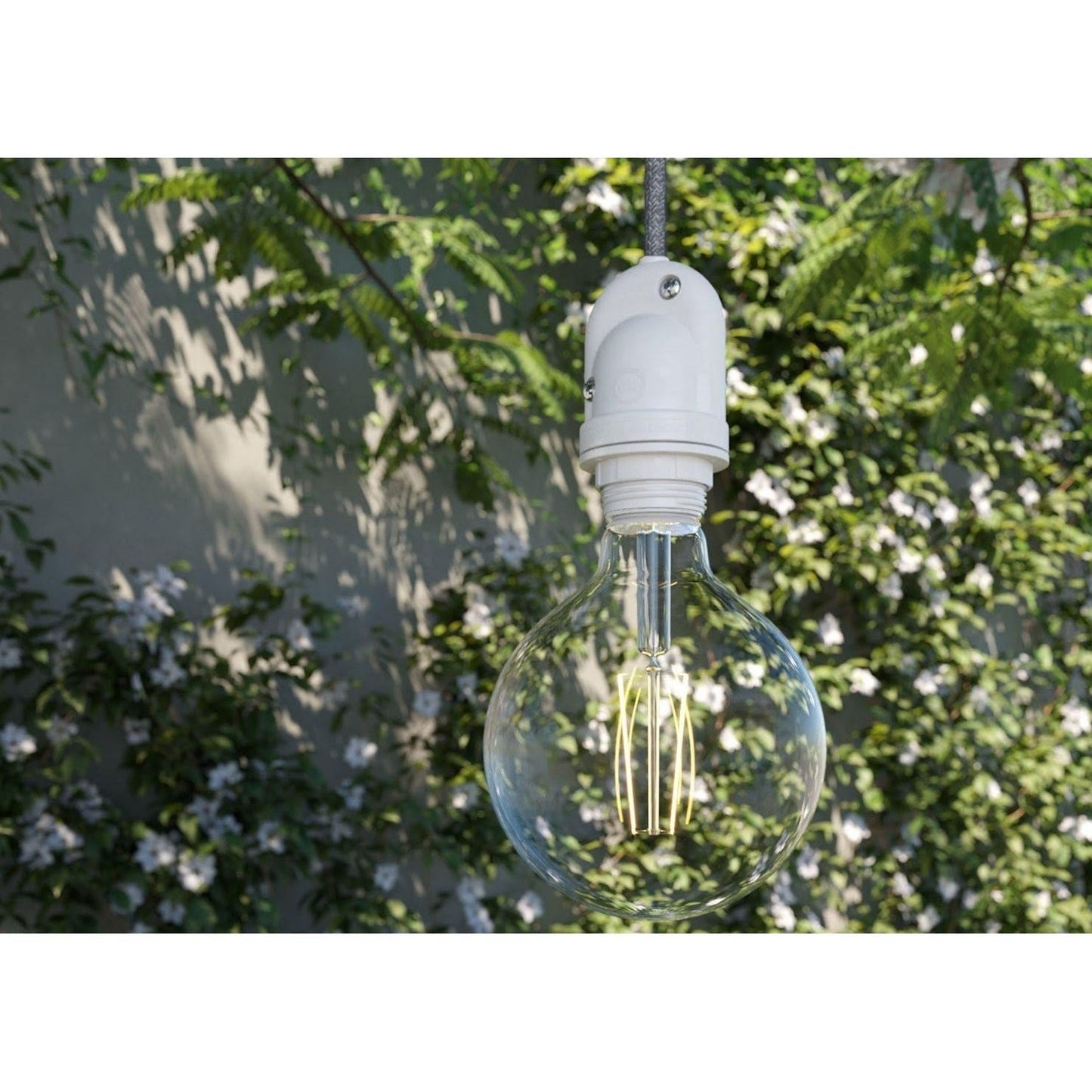 Ulkokäyttöön tarkoitettu lampunpidike E27 (IP65) Eiva - Kotikauppa