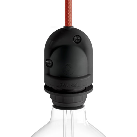 Ulkokäyttöön tarkoitettu lampunpidike E27 (IP65) Eiva - Kotikauppa