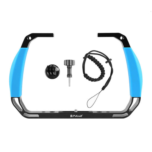 Underwater Diving Rig PULUZ for Action Cameras (Blue) - Kotikauppa