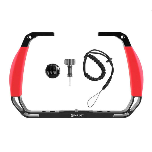 Underwater Diving Rig PULUZ for Action Cameras (Red) - Kotikauppa