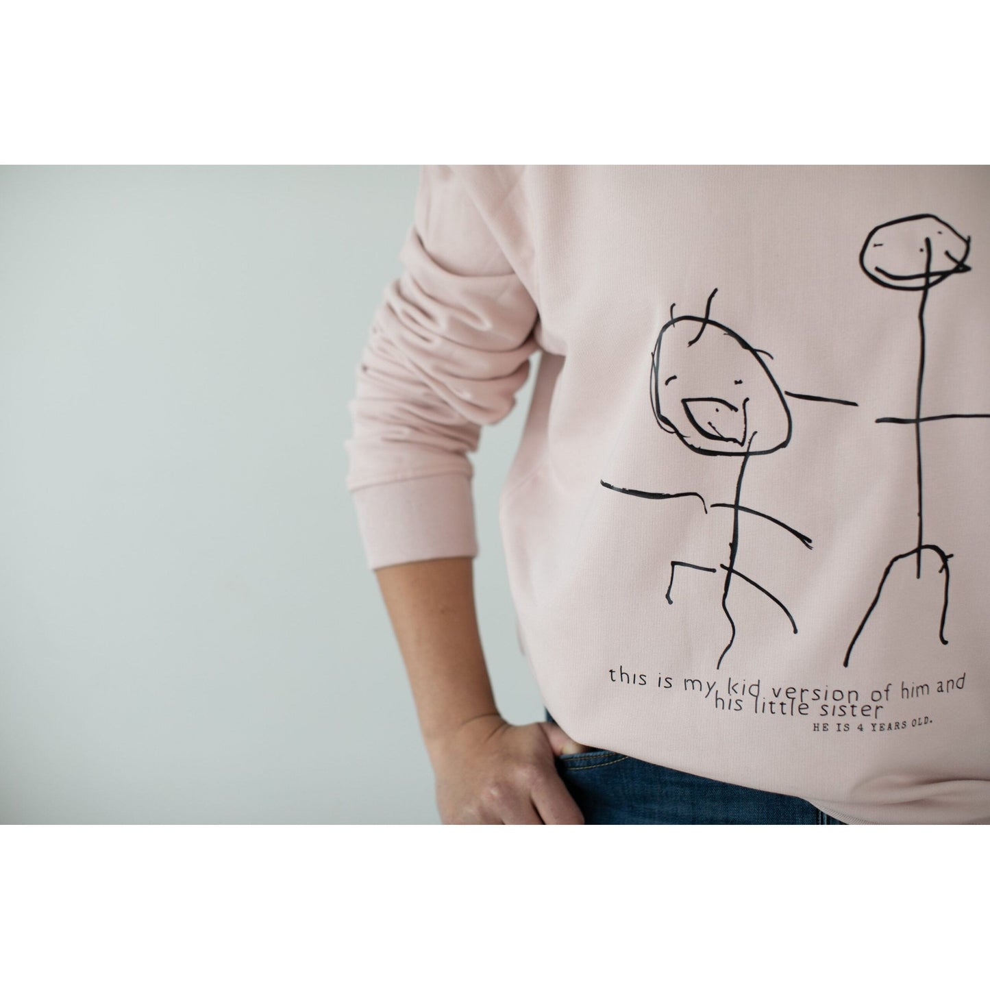Sweatshirt With Your Child's Drawing