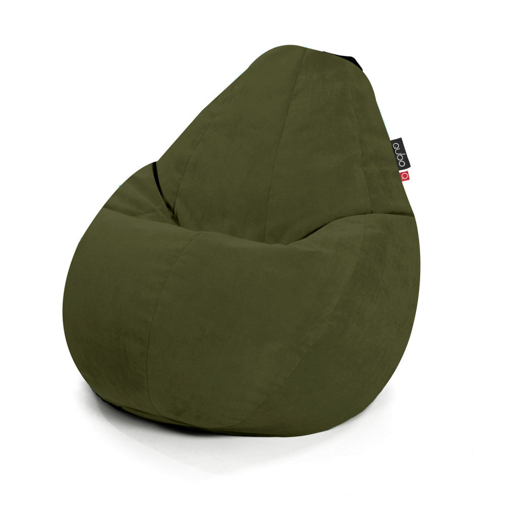 Säkkituoli Qubo™ Comfort 90 Moss VELVET FIT - Kotikauppa