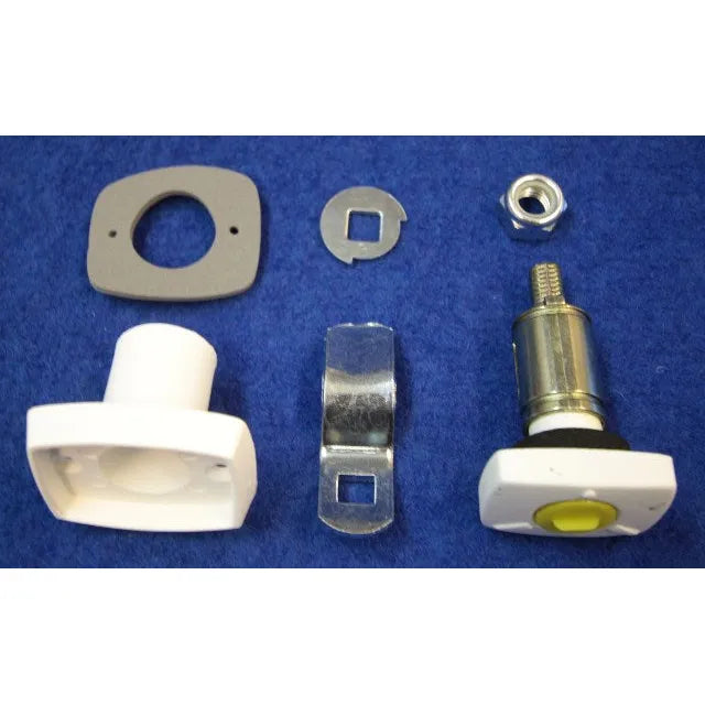 Vääntölukko FF2 ilman lukkopesää valk. Valkoinen | 1400724 | 4056161092190 | Kotikauppa |