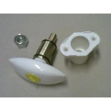 Vääntölukko Olive FF2 valkoinen ilman lukkopesää | 1400722 | 4056161093319 | Kotikauppa |